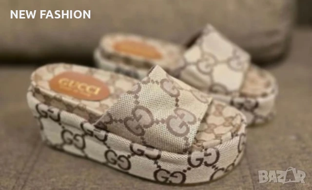 Дамски Чехли -41н⚡ Gucci , снимка 3 - Чехли - 51170571