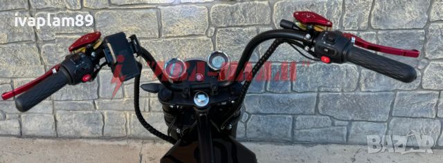 Електрически скутер American Harley Davidson- 4000W 60V-модел 2024г 22aH+ЛИЗИНГ-модел 2025г, снимка 12 - Мотоциклети и мототехника - 40679094