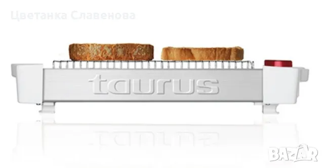 Хоризонтален тостер Taurus Neptuno Plus, 900W,повърхност 24 х 20 см, 3 кварцови съпротивления, снимка 6 - Тостери - 49894382