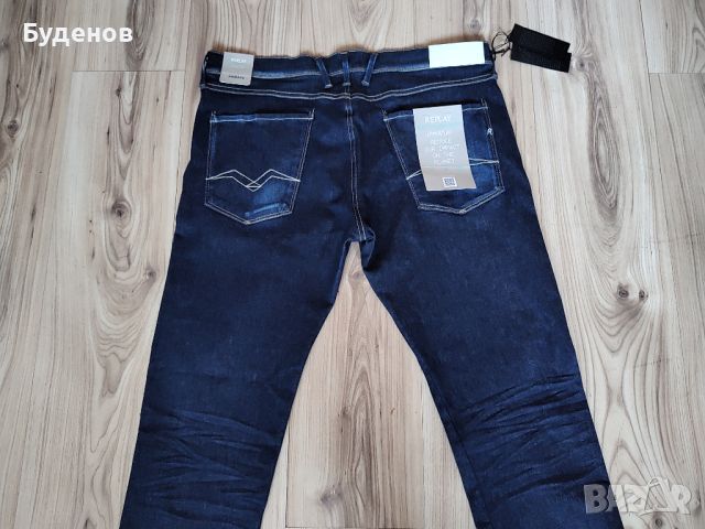 дънки REPLAY Hyperflex Anbass Slim Jeans - W38/36L, снимка 7 - Дънки - 46631496