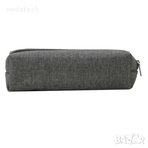 Несесер за училище, Сив, 19x5.5x5.5см., снимка 2 - Ученически пособия, канцеларски материали - 51733768