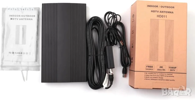 Най-новата телевизионна антена до 550+ мили, цифрова HD антена, снимка 6 - Приемници и антени - 50503839