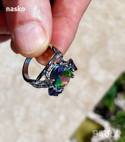 Красив дамски пръстен , снимка 4 - Антикварни и старинни предмети - 46414241