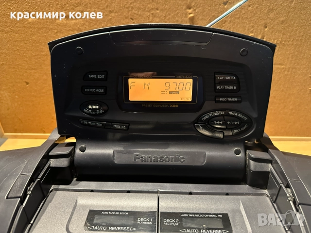 радиокасетофон "Panasonic RX-ED77/Cobra/", снимка 2 - Радиокасетофони, транзистори - 52620545