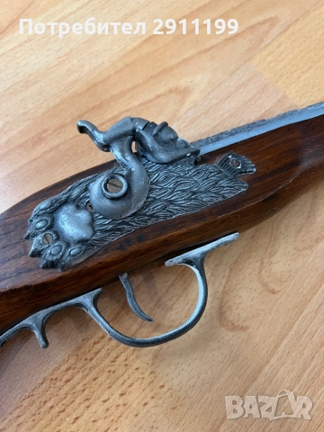 Реплика на дълъг кремъклия за ремонт / части, снимка 2 - Антикварни и старинни предмети - 52429570