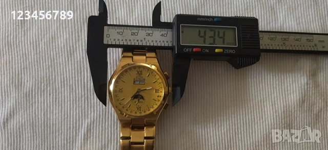 Автоматичен швейцарски часовник, запазен, работещ, снимка 5 - Мъжки - 53578441