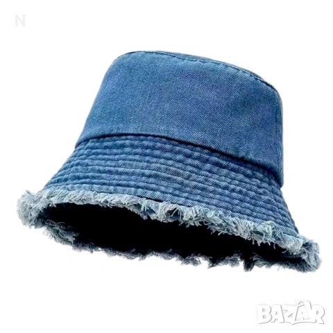 Дънкова шапка , снимка 3 - Шапки - 53111638