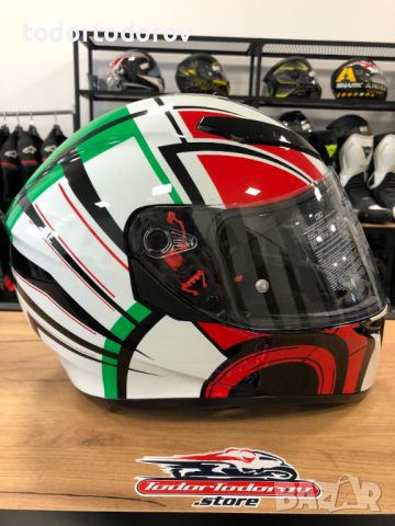 Мото Каска AGV K3 SV ITALY,XS 53-54см. със забележки,нов визьор, снимка 2 - Аксесоари и консумативи - 46663652