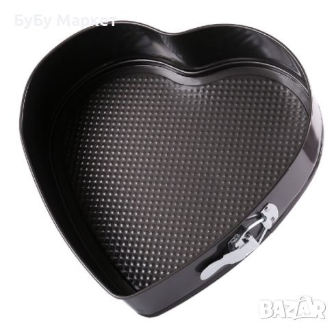 Комплект от 6бр метални форми сърце за торта, снимка 6 - Съдове за готвене - 46165152