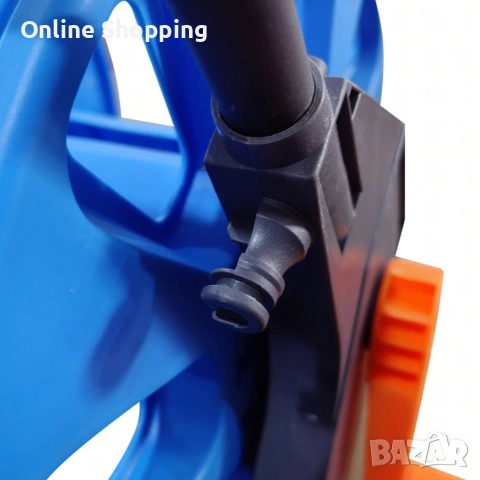 Преносима макара за градински маркуч, снимка 8 - Напояване - 53375435