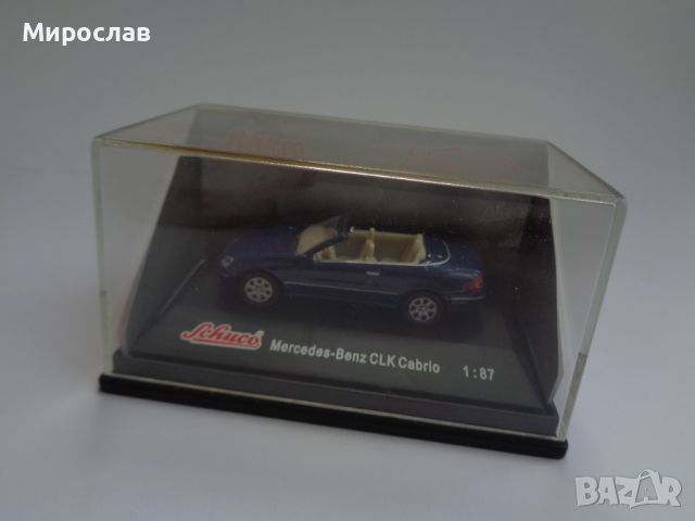 SCHUCO 1:87 H0 MERCEDES BENZ CLK ИГРАЧКА КОЛИЧКА МОДЕЛ, снимка 5 - Колекции - 46366478