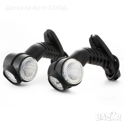 1бр.странична светлина диодно рогче с три светлини 24V, снимка 3 - Аксесоари и консумативи - 26095791