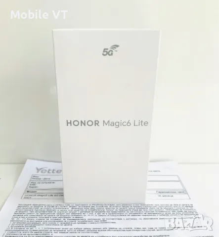 НОВ! Honor Magic6 Lite 5G 256GB 8GB Ram Black 3г.Гаранция!, снимка 2 - Други - 47948633