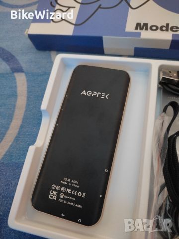 AGPTEK MP3 плейър Bluetooth 5.3, 32GB HiFi звук Музикален плейър с 2,4-инчов TFT цветен екран НОВ, снимка 7 - MP3 и MP4 плеъри - 45092603