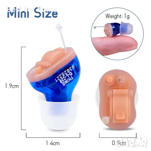 Невидим слухов апарат - TKING C28- ляво ухо, снимка 9 - Слухови апарати - 49779086