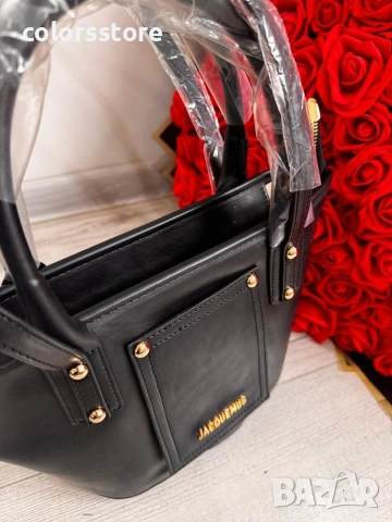 Черна чанта Jacquemus/IM98v, снимка 2 - Чанти - 53660288