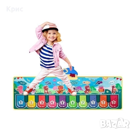 Меко сензорно пиано с 10 клавиша и различни музикални инструменти