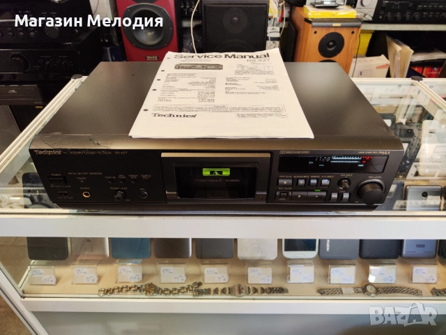 Касетен дек Technics RS-AZ7 Техническо състояние - перфектно. Има забелажки по външния вид., снимка 2 - Декове - 51730793