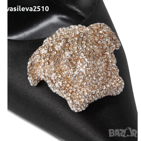 Versace Medusa оригинални дамски обувки от естествена кожа , снимка 6 - Дамски обувки на ток - 53892328