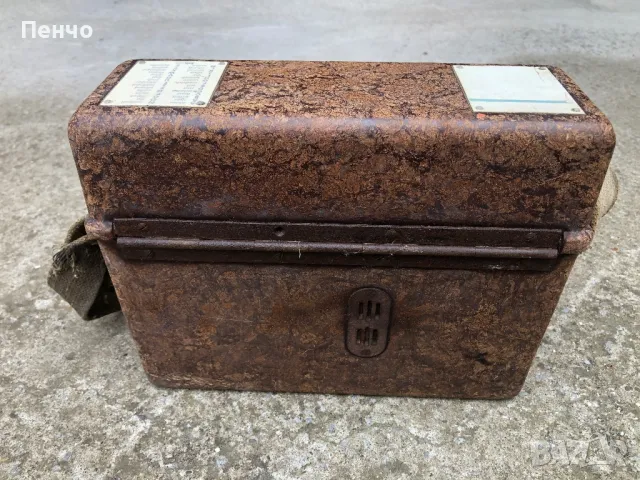 стар немски военно-полеви телефон - WEHRMACHT - WWII - 1938г. - ОРИГИНАЛ, снимка 4 - Антикварни и старинни предмети - 49684881