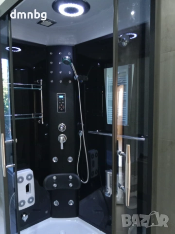 Хидромасажна душ кабина DMN Перла , 120x 80x215 cm , дясна, снимка 3 - Душ кабини и вани - 52730369