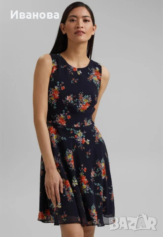 ESPRIT Прекрасна флорална лятна рокля/рокличка. Намалена от 139 лв, снимка 2 - Рокли - 50594103