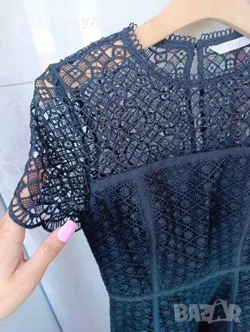 Рокля от едра дантела тип Self portrait, снимка 9 - Рокли - 50137320