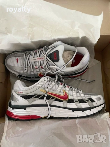 Nike P6000 White/Red/Gold Мъжки Маратонки Найк с Кутия 40-45 Номер , снимка 2 - Маратонки - 53065862