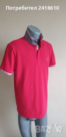 Hugo Boss Paddy Pique Cotton Regular Fit Mens Size L ОРИГИНАЛНА Тениска!, снимка 3 - Тениски - 45983798