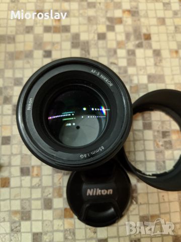 Nikon AF-S Nikkor 85mm f/1.8G - цена 500лв, снимка 1 - Обективи и филтри - 45542349