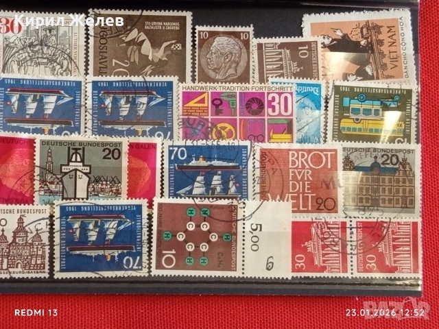 Стари пощенски марки от цял свят смесени ГДР, ВИЕТНАМ за КОЛЕКЦИЯ 51594, снимка 11 - Филателия - 53199104