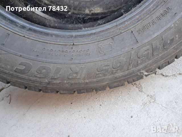 Бусови гуми 215/65/16С -2 бр, снимка 3 - Гуми и джанти - 51580121