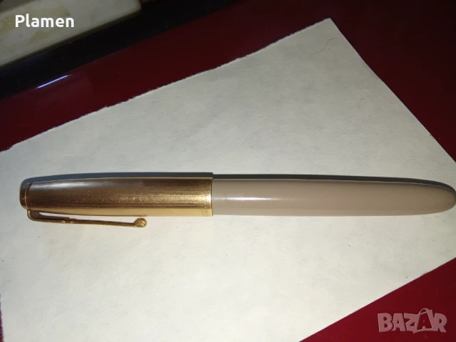 Китайска писалка с позлата, снимка 1