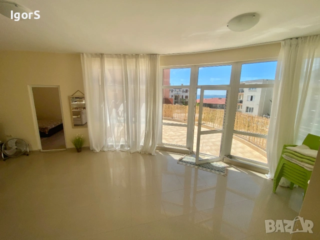 Уникален ДВУСТАЕН апартамент 108 кв.м. с гледка към МОРЕТО в сграда без такса. град Свети Влас., снимка 6 - Апартаменти - 54052714