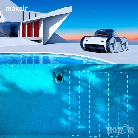 Безкабелен робот за басейн X-Warrior X60 *Безплатна доставка*Гаранция 2 години , снимка 11 - Други - 50616109