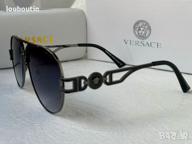 Versace мъжки слънчеви очила авиатор унисекс дамски, снимка 15 - Слънчеви и диоптрични очила - 45504671