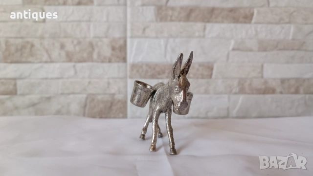 Стара мастилница във фигурата на магаре, снимка 5 - Други ценни предмети - 53029868