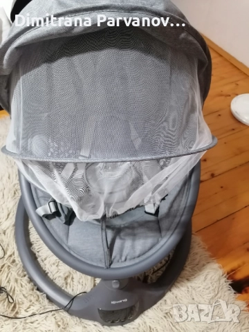 ISWING Електрическа бебешка люлка CANGAROO , снимка 5 - Детски люлки - 51785761