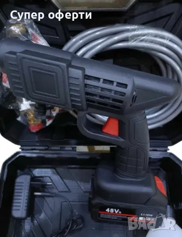 Акумулаторна водоструйка с 2 батерии 48V, снимка 4 - Парочистачки и Водоструйки - 49779338