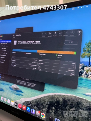 Apple Macbook Pro 16-inch i9 64GB DDR4, 2TB NVME, AMD 5600M 8GB A2141, снимка 5 - Лаптопи за работа - 53557674