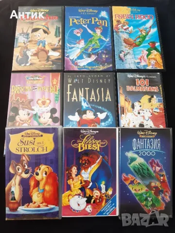 Колекция Видеокасети VHS Класика Walt Disney Анимация, снимка 2 - Колекции - 49469960