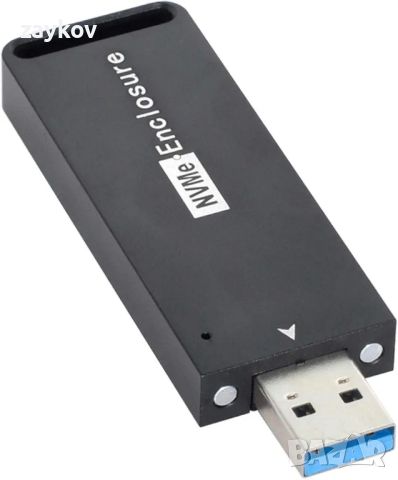 Xiwai USB 3.1 Gen2 10Gbps към NVME PCI-E M-Key Solid State Drive външен корпус 2230/2230 mm, снимка 2 - Друга електроника - 46432599