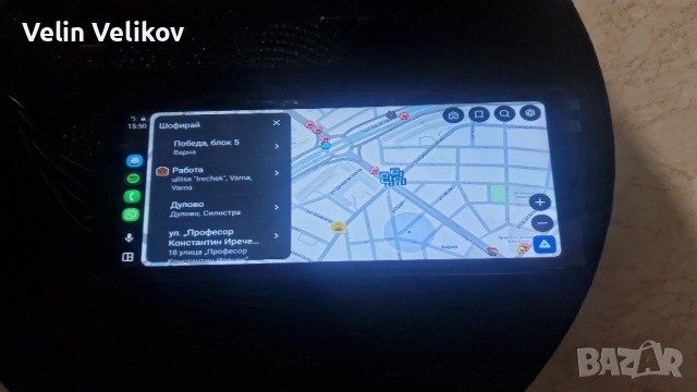 Безжичен мултимедиен дисплей player Android Auto Carplay, снимка 3 - Аксесоари и консумативи - 52225461