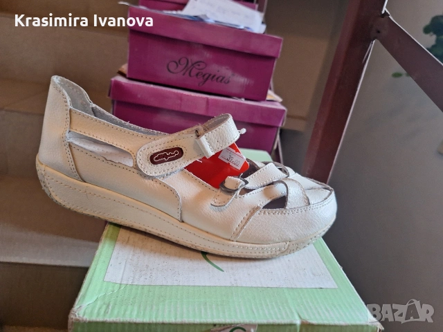 нови обувки Мегияс естествена кожа , снимка 2 - Дамски ежедневни обувки - 54209077