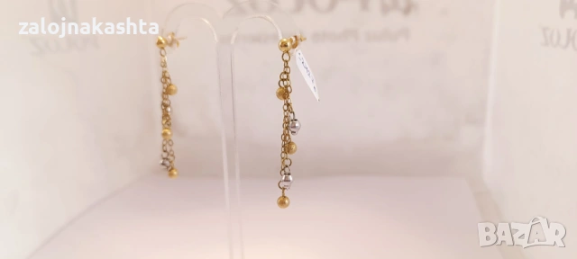 Нови-Златни обеци-2,82гр/14кр, снимка 3 - Обеци - 53257531