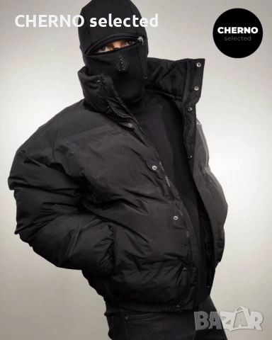 SEAN JOHN пухено яке с лого – Размер L•XL – Ново без етикети, снимка 2 - Якета - 52865205