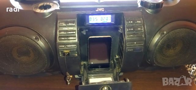 JVC Boombox, снимка 2 - Радиокасетофони, транзистори - 45926331