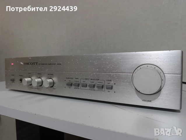 SCOTT 405A, снимка 3 - Ресийвъри, усилватели, смесителни пултове - 52619448