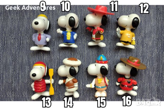 Макдоналдс Играчки Снупи McDonalds Meal Toys Snoopy 90's Ретро Vintage, снимка 4 - Колекции - 46697124