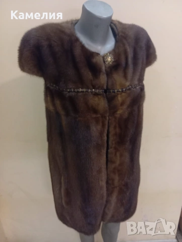 Жилетка от норка , снимка 6 - Палта, манта - 53735966